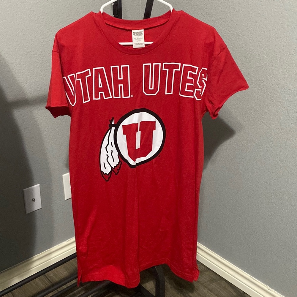 University of Utah Utes t-shirt dress - PINK - Small